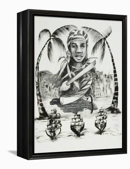 Nanny of the Maroons-Ikahl Beckford-Framed Premier Image Canvas