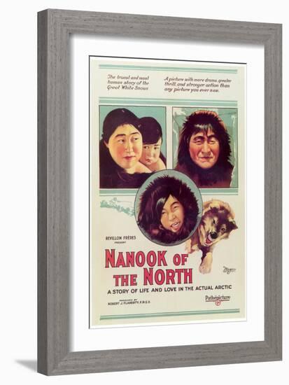 Nanook of the North, 1922-null-Framed Art Print