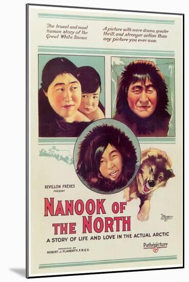 Nanook of the North, 1922-null-Mounted Art Print