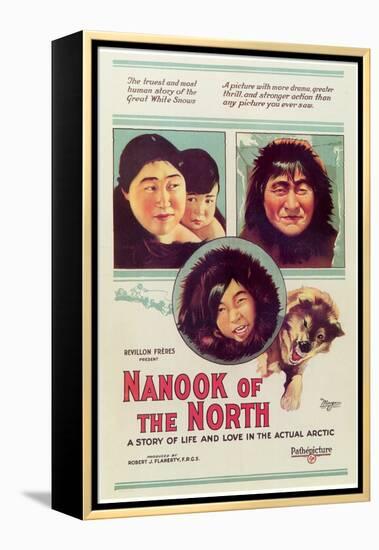 Nanook of the North, 1922-null-Framed Stretched Canvas