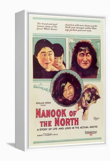 Nanook of the North, 1922-null-Framed Stretched Canvas