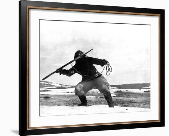 Nanook Of The North, Nanook, 1922-null-Framed Photo