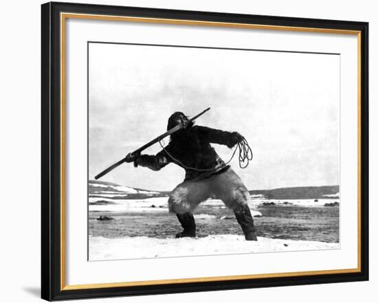 Nanook Of The North, Nanook, 1922-null-Framed Photo