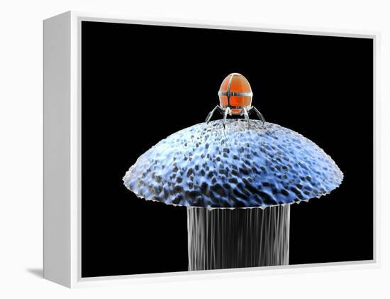 Nanorobot on Pin-Christian Darkin-Framed Premier Image Canvas