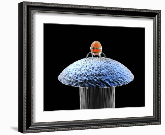 Nanorobot on Pin-Christian Darkin-Framed Photographic Print