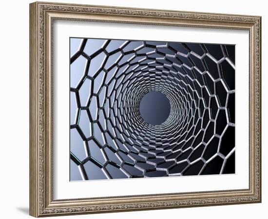 Nanotube Technology, Computer Artwork-Laguna Design-Framed Photographic Print