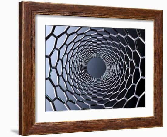 Nanotube Technology, Computer Artwork-Laguna Design-Framed Photographic Print