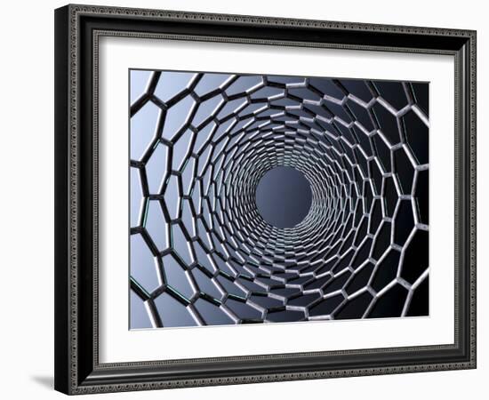 Nanotube Technology, Computer Artwork-Laguna Design-Framed Photographic Print