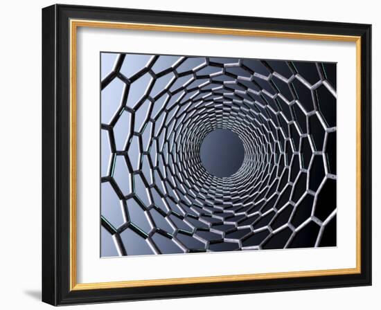 Nanotube Technology, Computer Artwork-Laguna Design-Framed Photographic Print