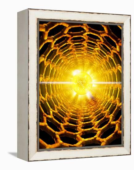 Nanotube Technology-Victor Habbick-Framed Premier Image Canvas