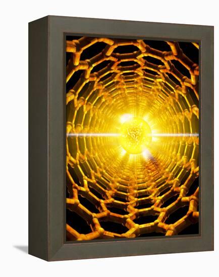 Nanotube Technology-Victor Habbick-Framed Premier Image Canvas