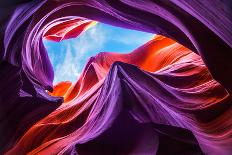 Magical Lower Antelope Canyon-Nanouk El Gamal-Framed Premier Image Canvas