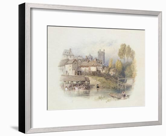 Nantes, France-Myles Birket Foster-Framed Giclee Print