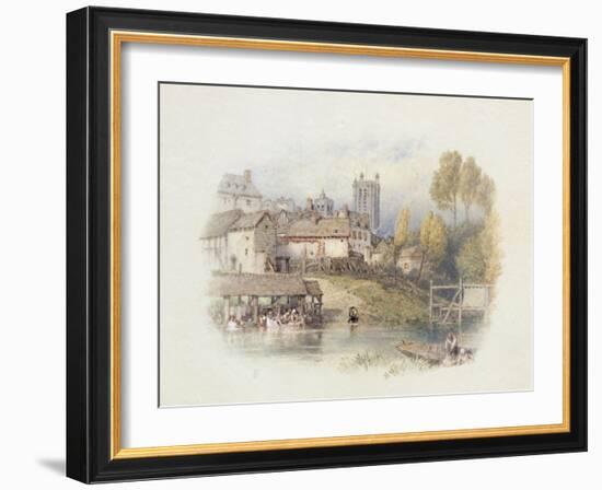 Nantes, France-Myles Birket Foster-Framed Giclee Print