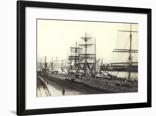 Nantes, Harbour-null-Framed Photographic Print