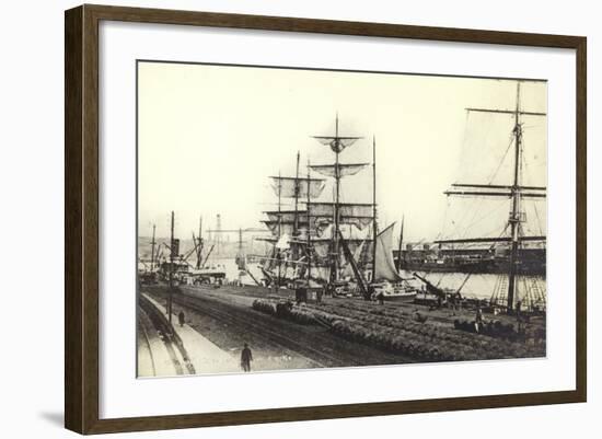 Nantes, Harbour-null-Framed Photographic Print