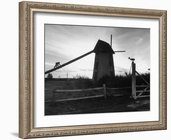 Nantucket Boys in Winter-Alfred Eisenstaedt-Framed Photographic Print