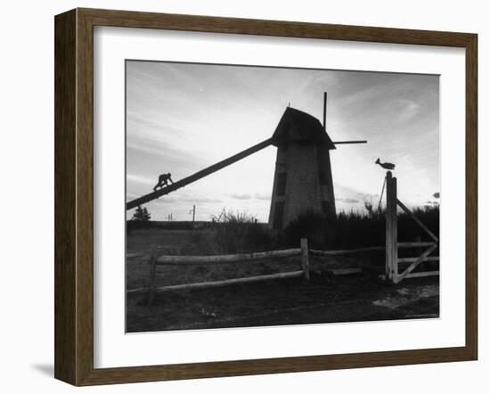 Nantucket Boys in Winter-Alfred Eisenstaedt-Framed Photographic Print