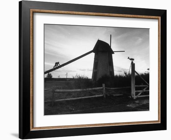 Nantucket Boys in Winter-Alfred Eisenstaedt-Framed Photographic Print