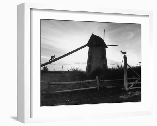 Nantucket Boys in Winter-Alfred Eisenstaedt-Framed Photographic Print