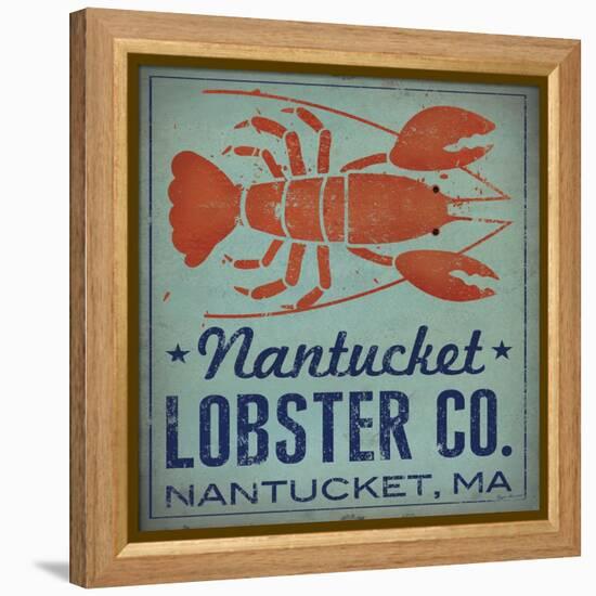 Nantucket Lobster Square-Ryan Fowler-Framed Stretched Canvas