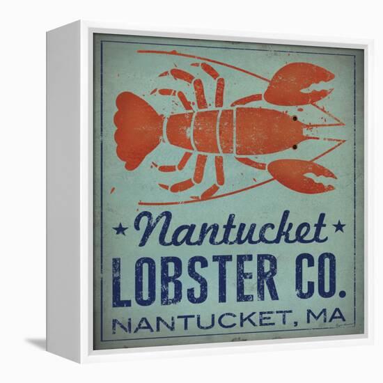 Nantucket Lobster Square-Ryan Fowler-Framed Stretched Canvas