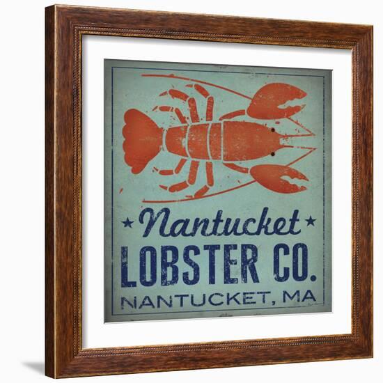 Nantucket Lobster Square-Ryan Fowler-Framed Premium Giclee Print