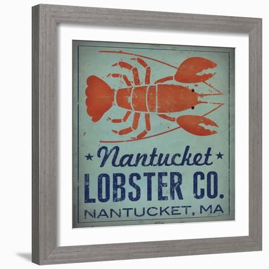 Nantucket Lobster Square-Ryan Fowler-Framed Art Print