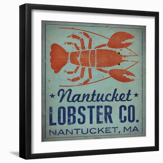 Nantucket Lobster Square-Ryan Fowler-Framed Art Print