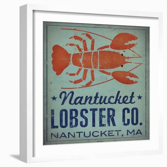 Nantucket Lobster Square-Ryan Fowler-Framed Art Print