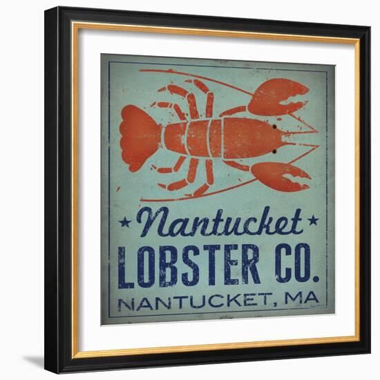 Nantucket Lobster Square-Ryan Fowler-Framed Art Print