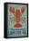 Nantucket Lobster-Ryan Fowler-Framed Stretched Canvas