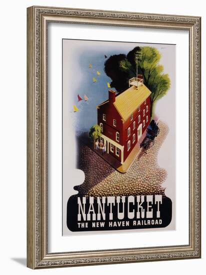 Nantucket Poster-Ben Nason-Framed Giclee Print