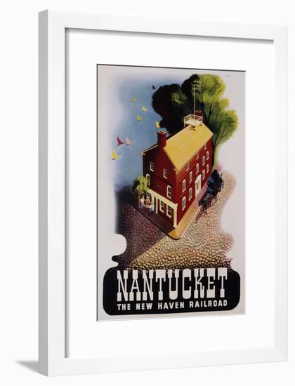 Nantucket Poster-Ben Nason-Framed Giclee Print