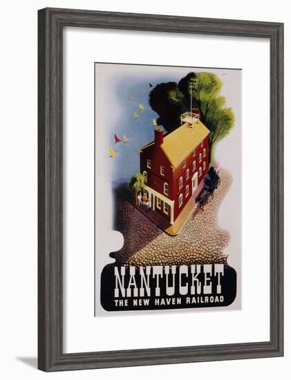 Nantucket Poster-Ben Nason-Framed Giclee Print