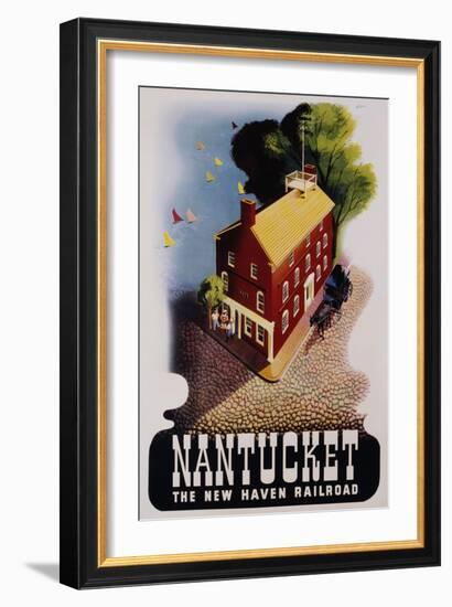 Nantucket Poster-Ben Nason-Framed Giclee Print