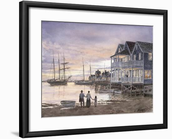 Nantucket Sunset-Stanton Manolakas-Framed Giclee Print