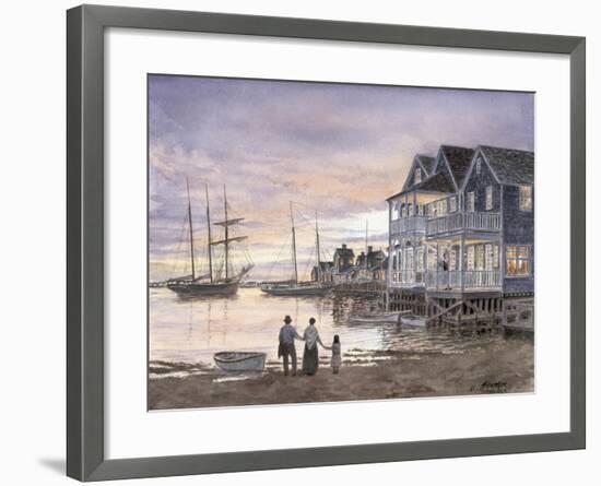 Nantucket Sunset-Stanton Manolakas-Framed Giclee Print