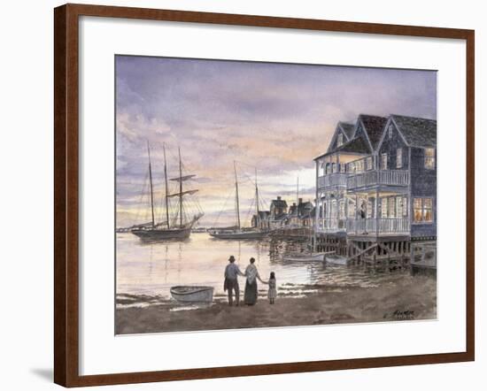 Nantucket Sunset-Stanton Manolakas-Framed Giclee Print