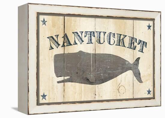 Nantucket Whale-Avery Tillmon-Framed Stretched Canvas