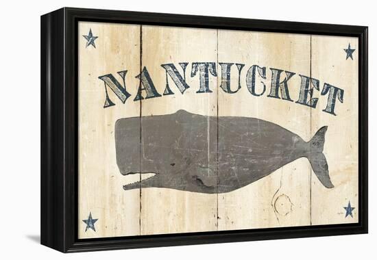 Nantucket Whale-Avery Tillmon-Framed Stretched Canvas