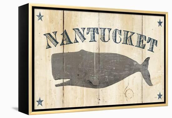 Nantucket Whale-Avery Tillmon-Framed Stretched Canvas