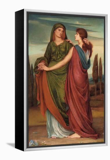 Naomi and Ruth, 1887-Evelyn De Morgan-Framed Premier Image Canvas