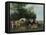 Nap During the Haying Season, Doubs Mountains-Gustave Courbet-Framed Premier Image Canvas