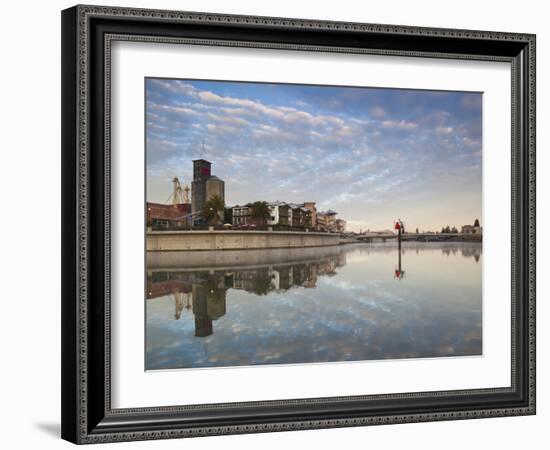 Napa Riverfront Development, Napa Valley Wine Country, Northern California, Usa-Walter Bibikow-Framed Photographic Print