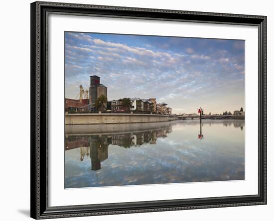 Napa Riverfront Development, Napa Valley Wine Country, Northern California, Usa-Walter Bibikow-Framed Photographic Print