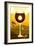 Napa Valley, California - Wine Glass and Vineyard-Lantern Press-Framed Art Print