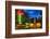 Napa Valley Motel Neon Sign-George Oze-Framed Photographic Print