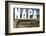 Napa Valley Sign-George Oze-Framed Photographic Print