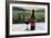 Napa Valley Wine Bottle with Red Wine-Markus Bleichner-Framed Art Print